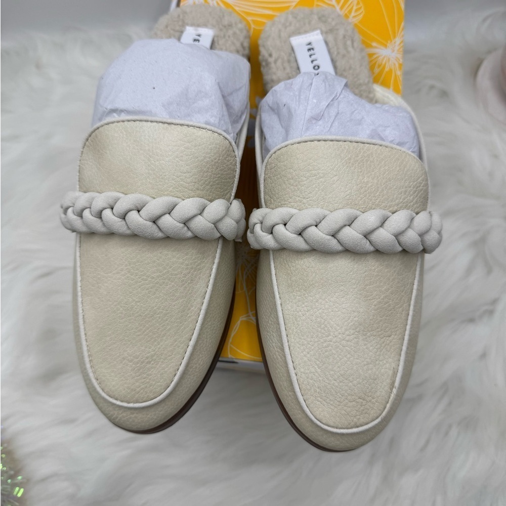 YELLOW BOX Bliss Lined Mules size 7.5M - Picture 4 of 9